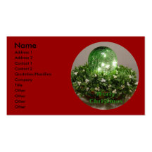 Llave del navidad plantilla de tarjeta de visita