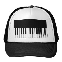 Llave del piano gorros bordados