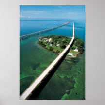 Llave del puente y de la paloma de siete millas, l posters