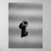 Llave negra impresiones