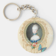 Llavero adornado joven de Marie Antonieta