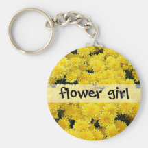 Llavero amarillo de las momias del florista