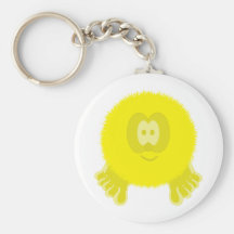 Llavero amarillo de Pom Pom PAL