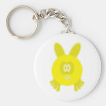 Llavero amarillo de Pom Pom PAL del conejito