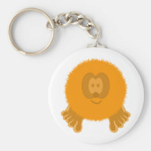 Llavero anaranjado de Pom Pom PAL