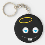 llavero angelical de la sonrisa de la expresión