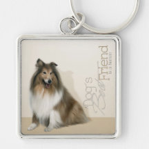 Llavero áspero del collie