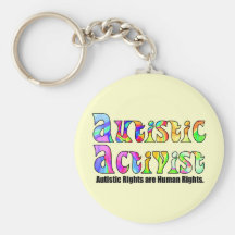 Llavero autístico del activista (color)