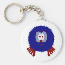 Llavero azul blanco rojo de Pom Pom PAL