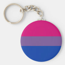 Llavero bisexual de la bandera del orgullo