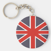 Llavero británico del recuerdo de la bandera
