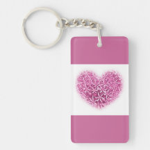 Llavero con diseño del corazón