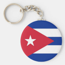 Llavero con la bandera de Cuba