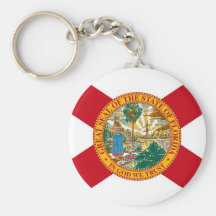 Llavero con la bandera del estado de la Florida