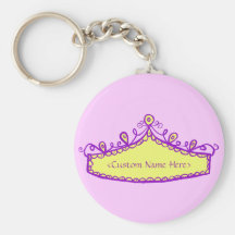 Llavero conocido de princesa Tiara Yellow Crown Cu