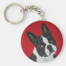 LLAVERO DE BOSTON TERRIER