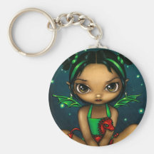 Llavero de "Dragonling verde"