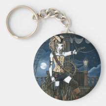 Llavero de Fae de la luna del barco pirata del cie