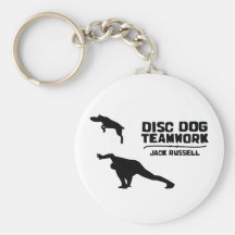 Llavero de Jack Russell Terrier del trabajo en equ