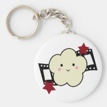Llavero de Kawaii de las palomitas de la película 