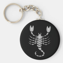 Llavero de la astrología del zodiaco del escorpión