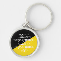 Llavero de la bandera de AnCap