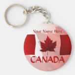 Llavero de la bandera de Canadá de los llaveros de
