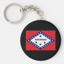Llavero de la bandera del estado de Arkansas