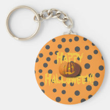 Llavero de la calabaza del feliz Halloween