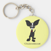 Llavero de la chihuahua del dibujo animado