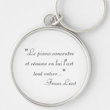 Llavero de la cita de Franz Liszt