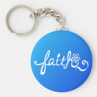 Llavero de la fe del océano