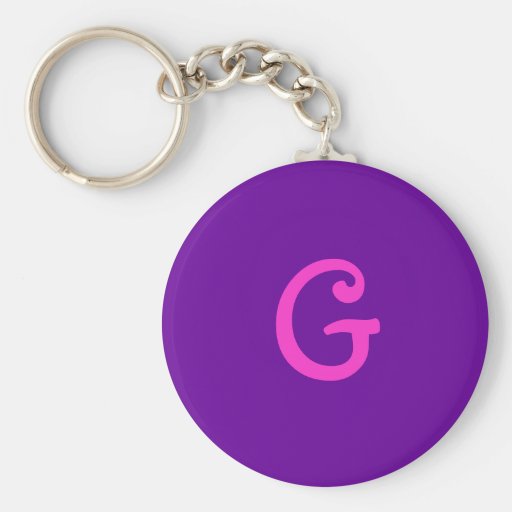 Llavero de la inicial "G"
