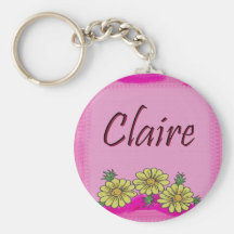 Llavero de la margarita de Claire