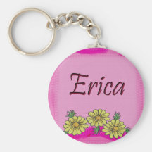 Llavero de la margarita de Erica