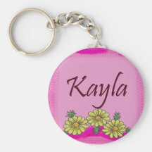 Llavero de la margarita de Kayla