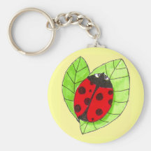 Llavero de la mariquita de la buena suerte