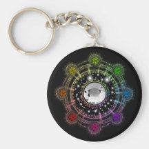 Llavero de la oscuridad del anillo del encanto