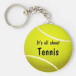 llavero de la pelota de tenis