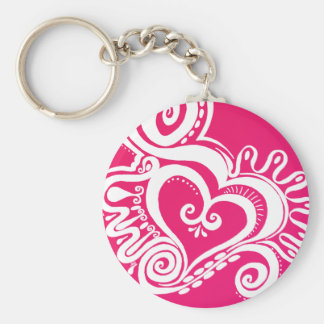 Llavero de la tarjeta del día de San Valentín del 