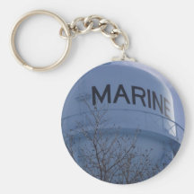 Llavero de la torre de agua marina