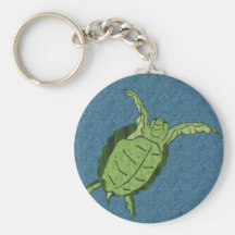 Llavero de la tortuga de mar del baile