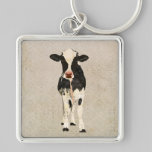 Llavero de la vaca del ónix y de la marfil llaveros