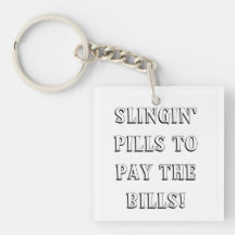 Llavero de las píldoras de Slingin