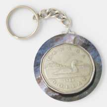 Llavero de Loonie de 1988 canadienses