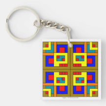Llavero de los colores que entrelaza