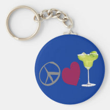 Llavero de los Margaritas del amor de la paz