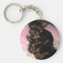Llavero de los perritos de Yorkie