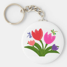 Llavero de los tulipanes
