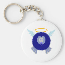 Llavero de Pom Pom PAL del ángel azul